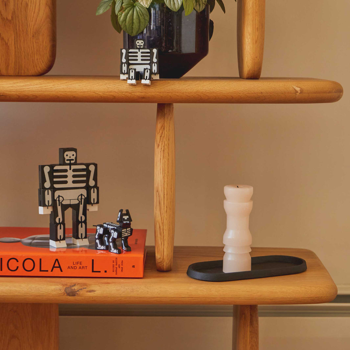 CUBEBOT® Micro SKELETT | 3D PUZZLE ROBOTER | David Weeks | Areaware