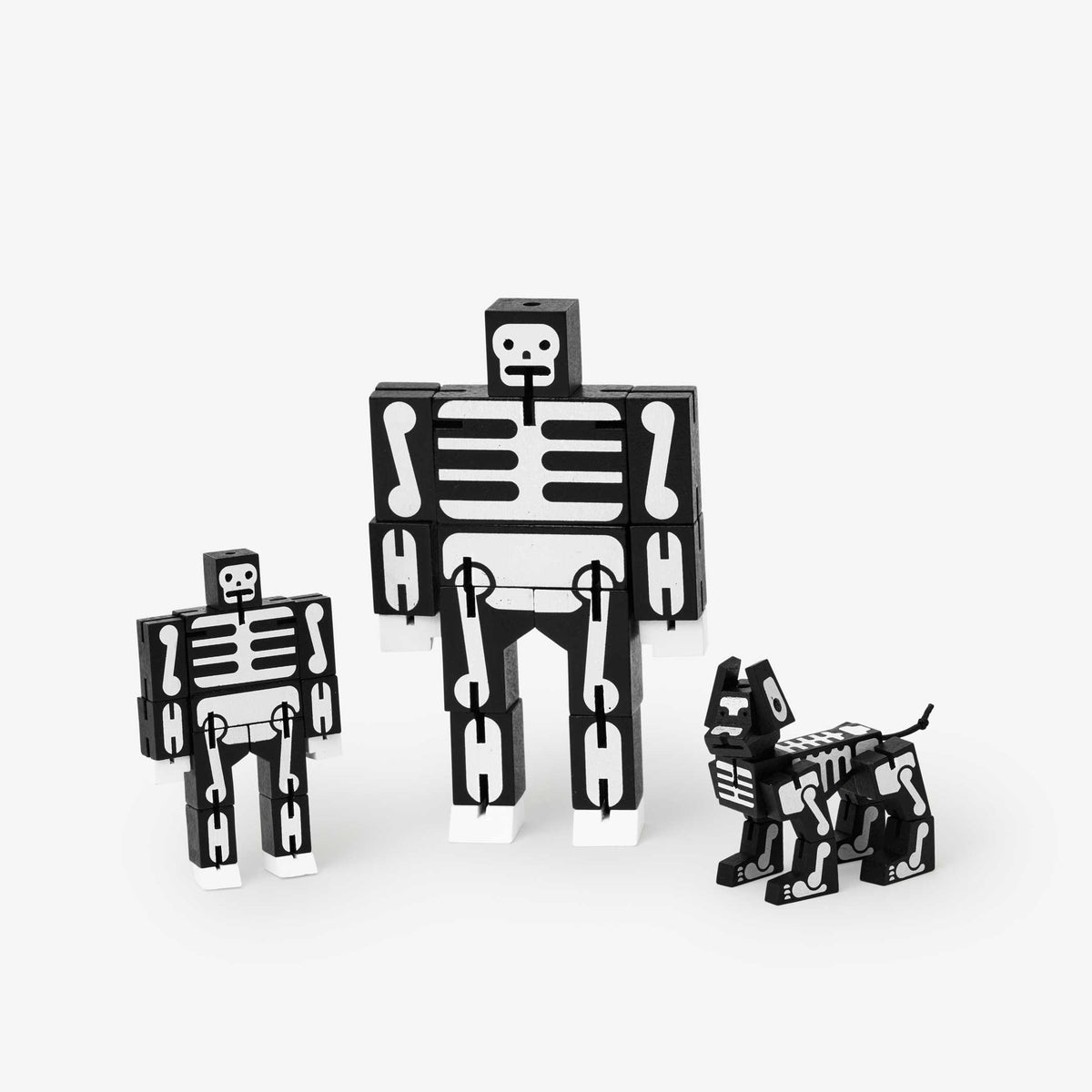 CUBEBOT® Micro SKELETT | 3D PUZZLE ROBOTER | David Weeks | Areaware