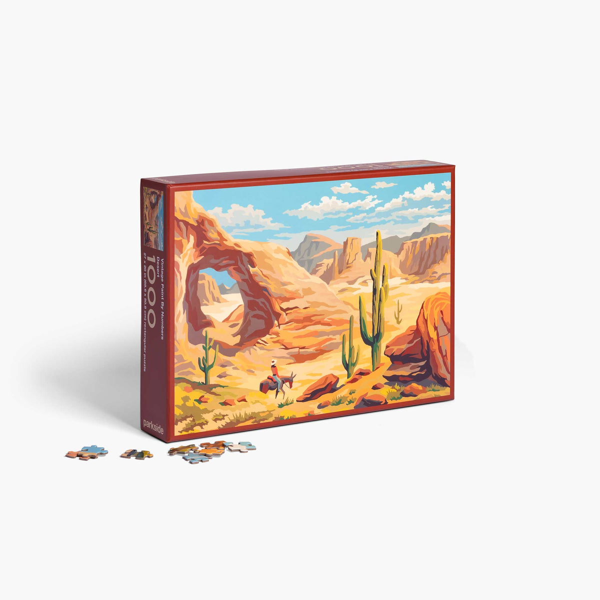 DESERT - Vintage Paint by Numbers - Puzzle 1.000 Teile | parkside
