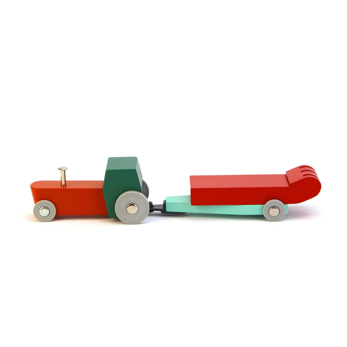 VOITURE BI-TON #7 | Coffret de jouets design pour voitures et tracteurs en bois | Floris Hovers | Iconique