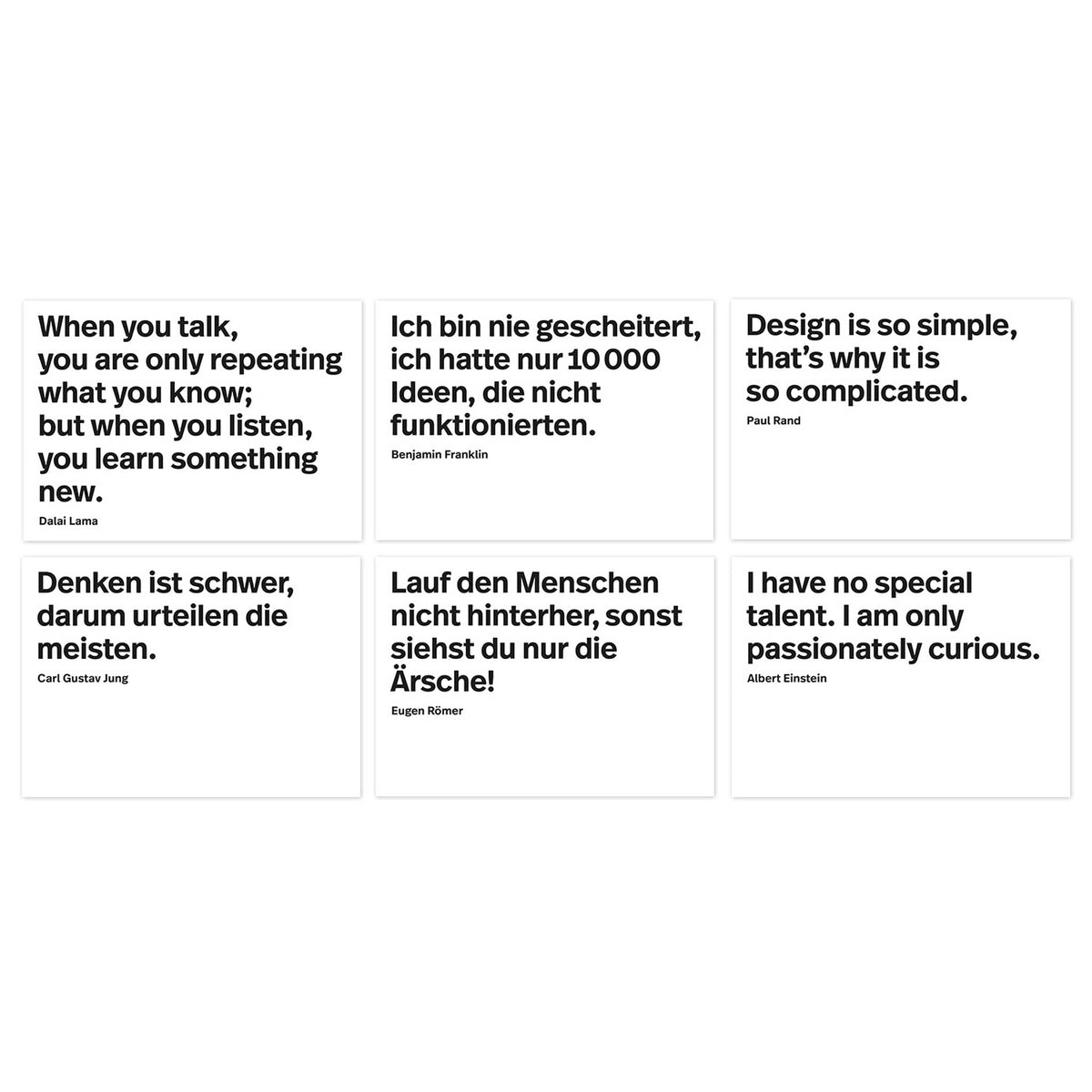 EINHUNDERT ZITATE | 100 most inspiring QUOTATIONS | Boris Brumnjak | seltmann+söhne