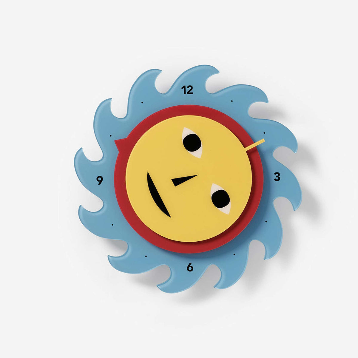 EVERYBODY CLOCK Horloge murale bleue 30 cm ⦰ | Douche Douche | Connaissance de la zone