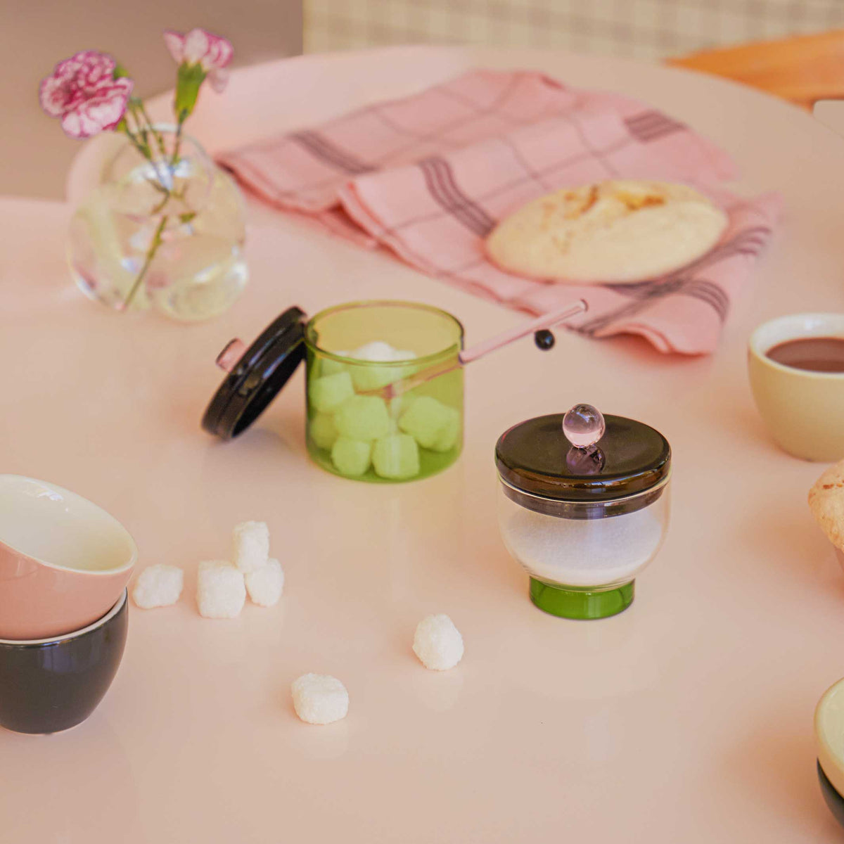 EVERYTHING NICE BOWL | Glass SPICE BOWL with spoon | Sophie Lou Jacobsen | Areaware