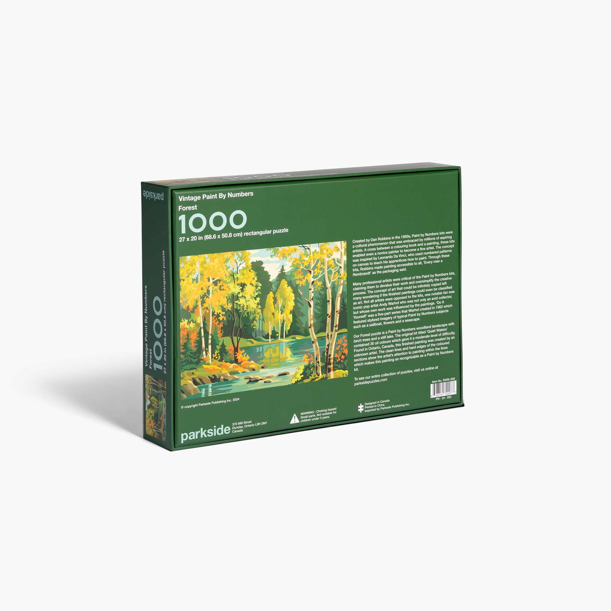 FOREST - Vintage Paint by Numbers - Puzzle 1.000 Teile | parkside