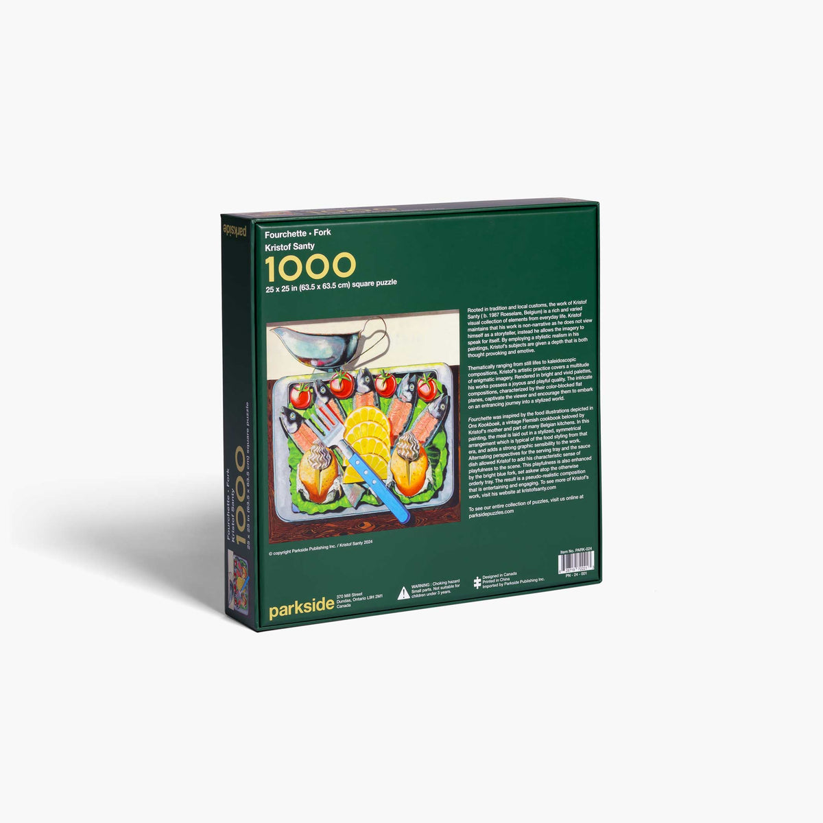 FORK - Puzzle 1.000 Teile - Kristof Santy | parkside