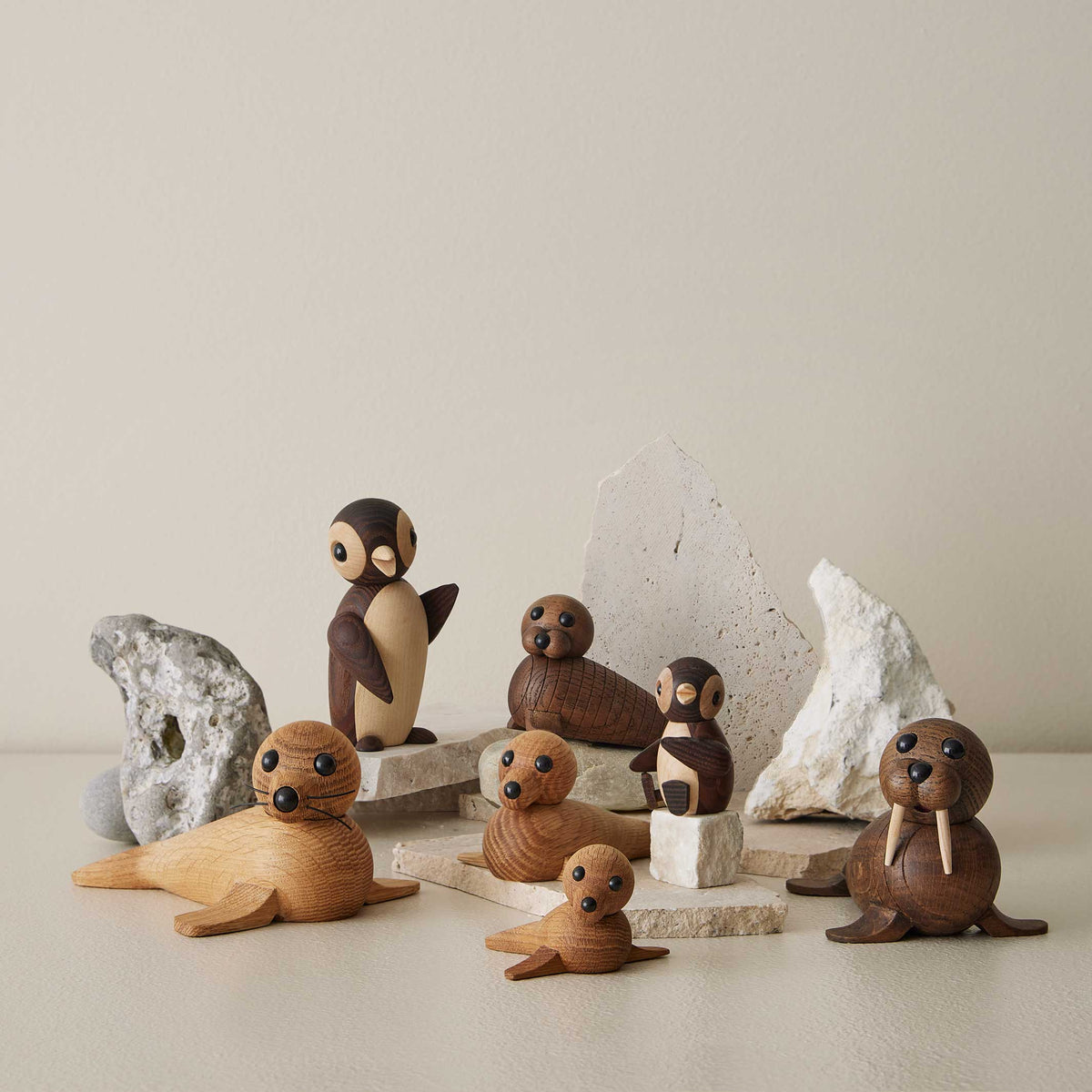 Holzpinguin Snow – Eiche · 7 cm | Spring Copenhagen