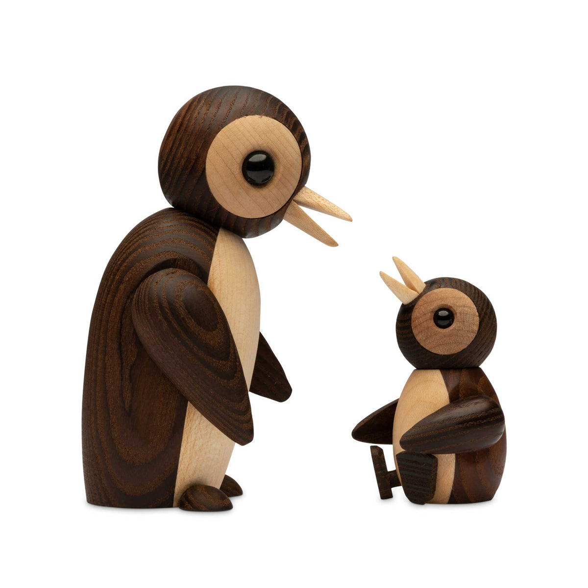 Wooden Penguin Frost Large – Oak · 12 cm | Spring Copenhagen