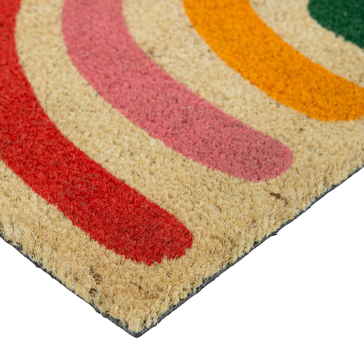 Fußmatte "Boho Regenbogen" – Pastell · 70×40 cm | Fisura