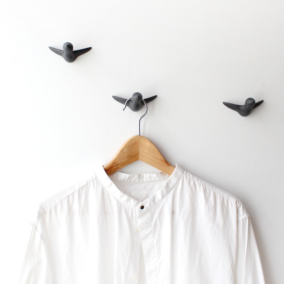 MINI VOGELSCHWARM - Garderobenhaken - 3er Set Vögel - klein | Formpoet