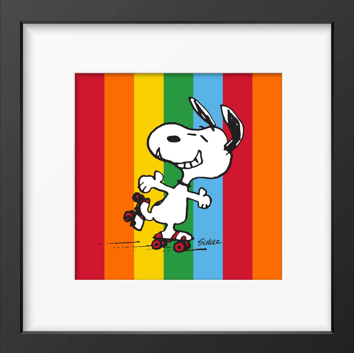 PEANUTS - GOOD TIMES | gerahmter DRUCK | 33x33 cm | Magpie