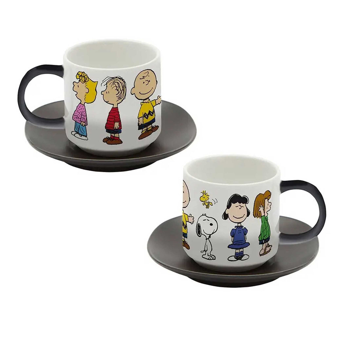 PEANUTS - HAPPINESS is being one of the GANG | ESPRESSO CUPS | Set of 2 | Magpie