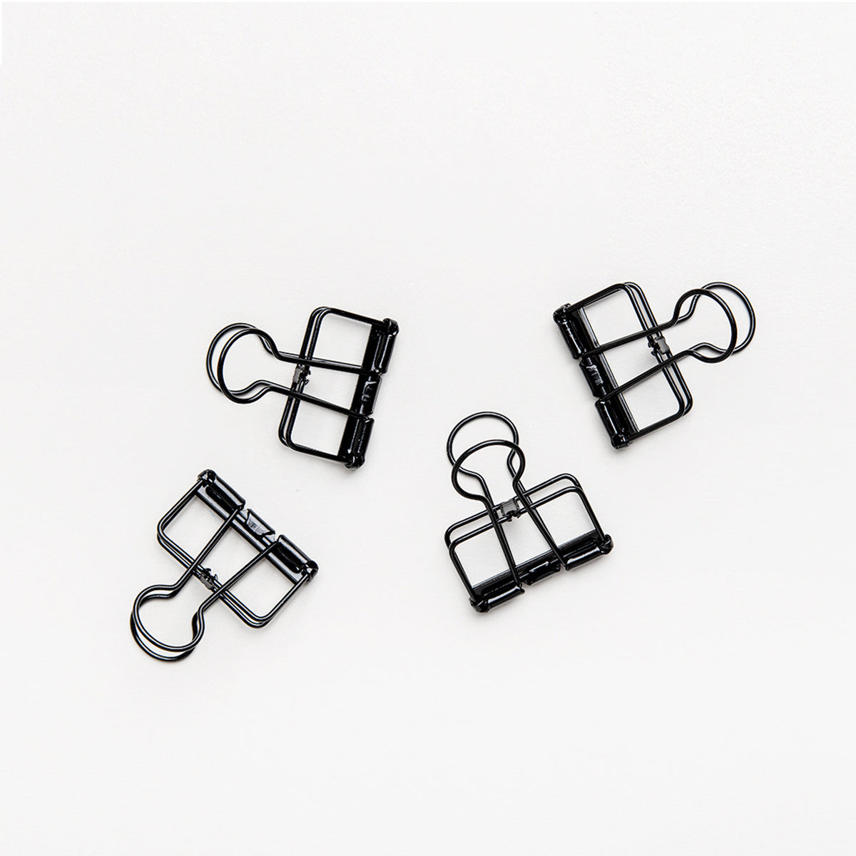MIDI FOLD BACK CLIPS - 4er Set Heftklammern 3,2 cm | Somewhere
