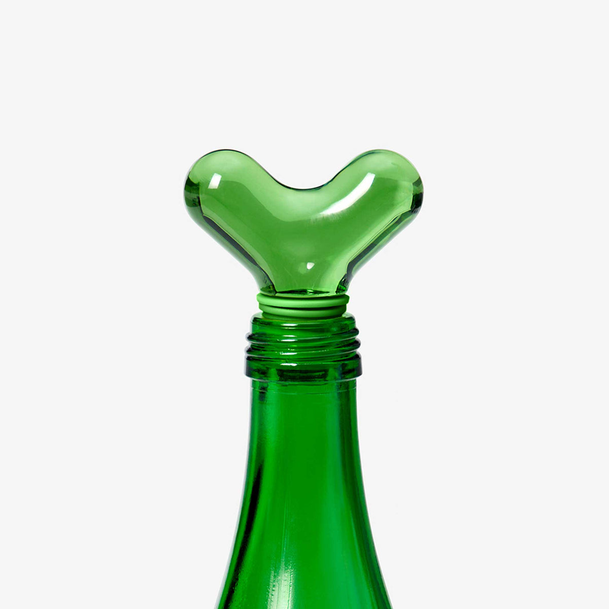 HOBKNOB Green |  Grüner FLASCHEN-STÖPSEL & VERSCHLUSS | Fort Standard | Areaware