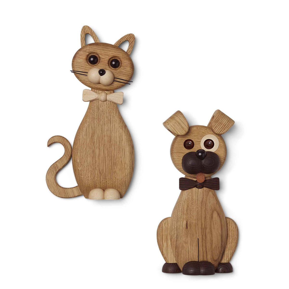 Holzhund-Aufhänger Happy – Eiche · 22 cm | Spring Copenhagen