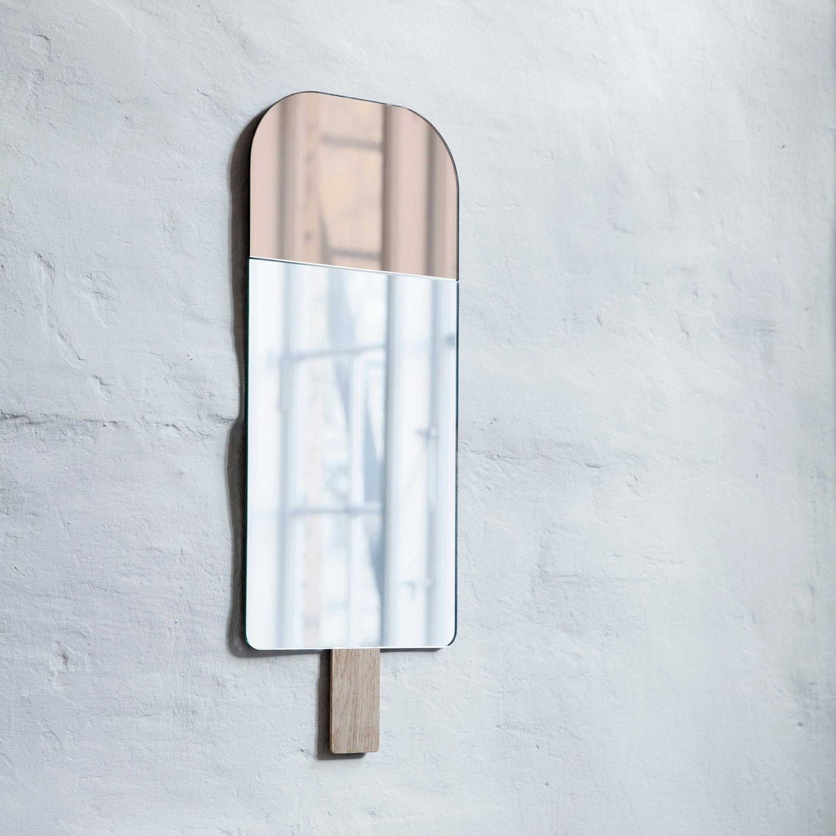 ICE CREAM MIRROR - Rose-farbiger Wandspiegel - Nicole & Tor Vitner Servé | EO Elements Optimal