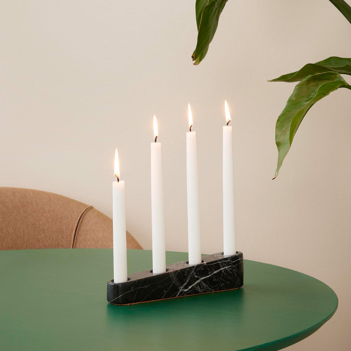 Kerzenständer Ilta – Marmor · L 25 cm | Spring Copenhagen