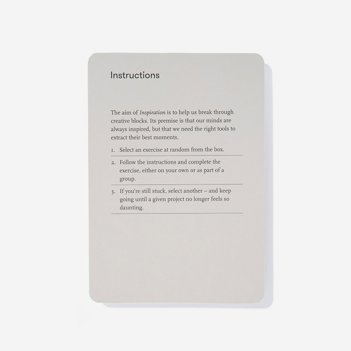Kartenset "Inspiration Card Set" – Englisch | The School of Life
