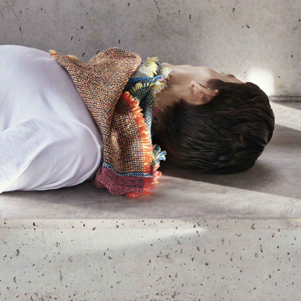 INTEGRATE SNOOD Blau | LOOP SCARF SCHLAUCHSCHAL | 100% Merino | Cristian Zuzunaga