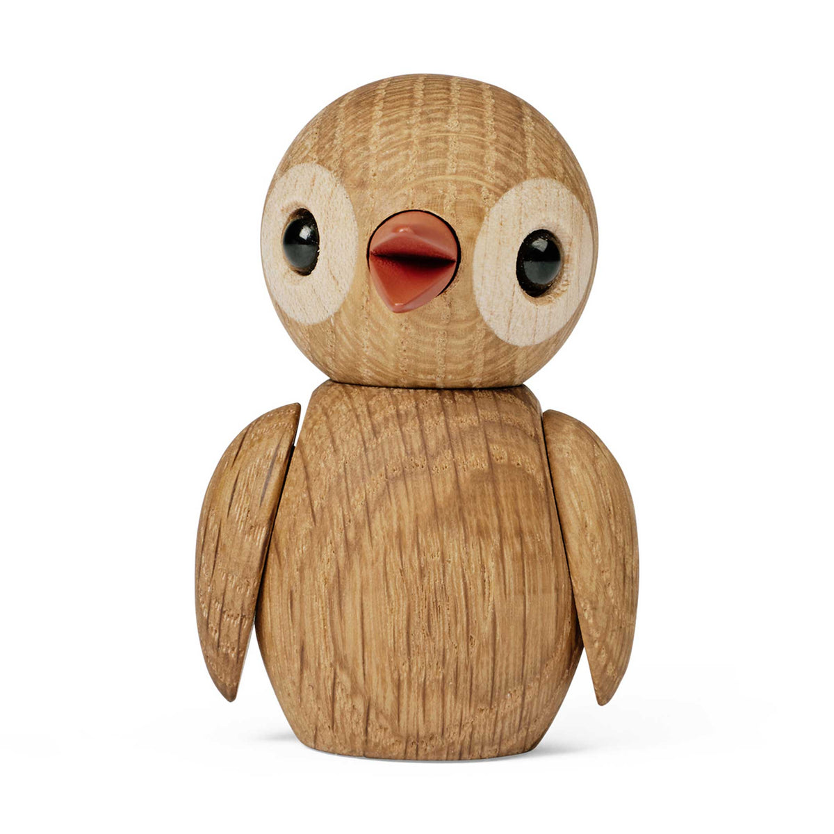 Deko-Vogel "Jokey Oak" – Eiche · 6,5 cm | Spring Copenhagen