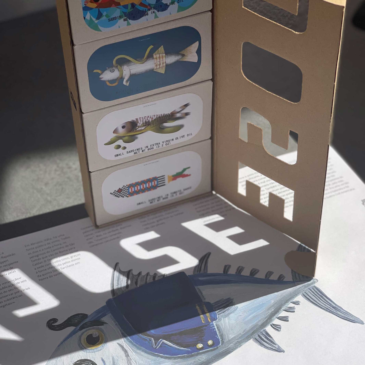 Épicerie fine CONSERVE DE POISSON | COFFRET CADEAU DE 4 | José Gourmet