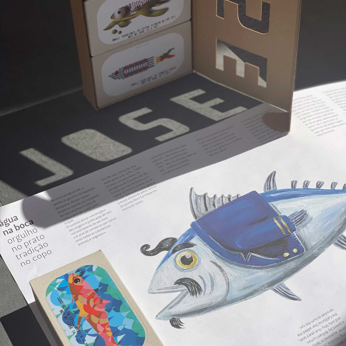 Épicerie fine CONSERVE DE POISSON | COFFRET CADEAU DE 4 | José Gourmet