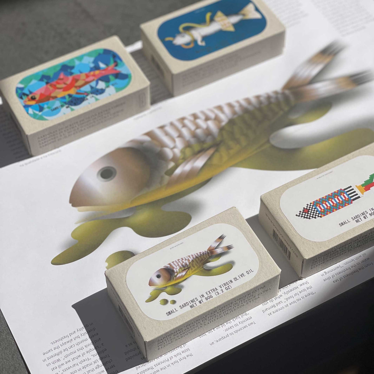 Épicerie fine CONSERVE DE POISSON | COFFRET CADEAU DE 4 | José Gourmet