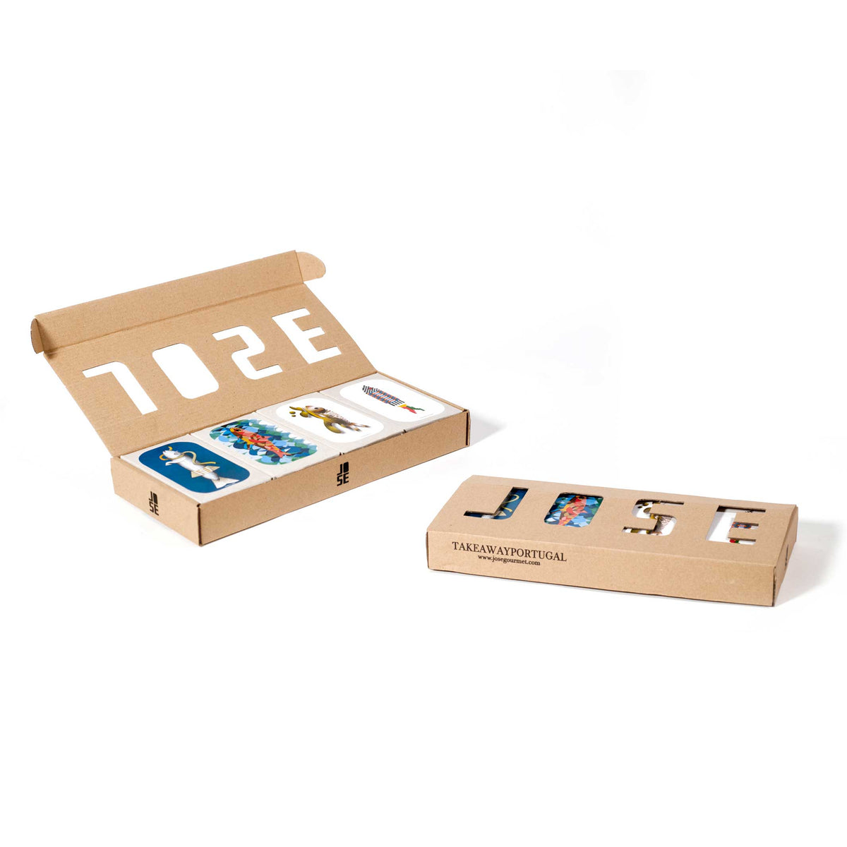 Épicerie fine CONSERVE DE POISSON | COFFRET CADEAU DE 4 | José Gourmet