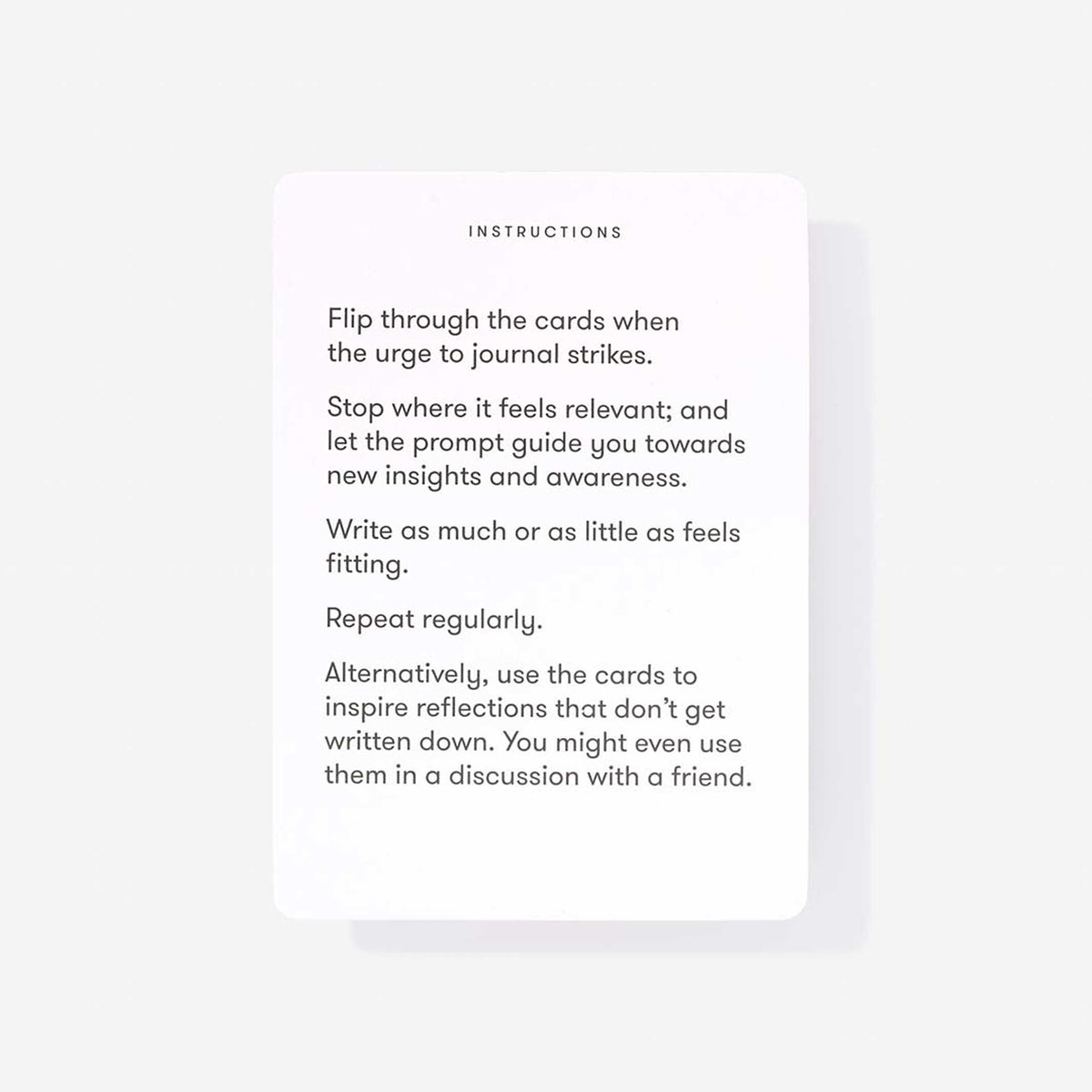 Kartenset "Journal Prompt Cards" – Englisch | The School of Life