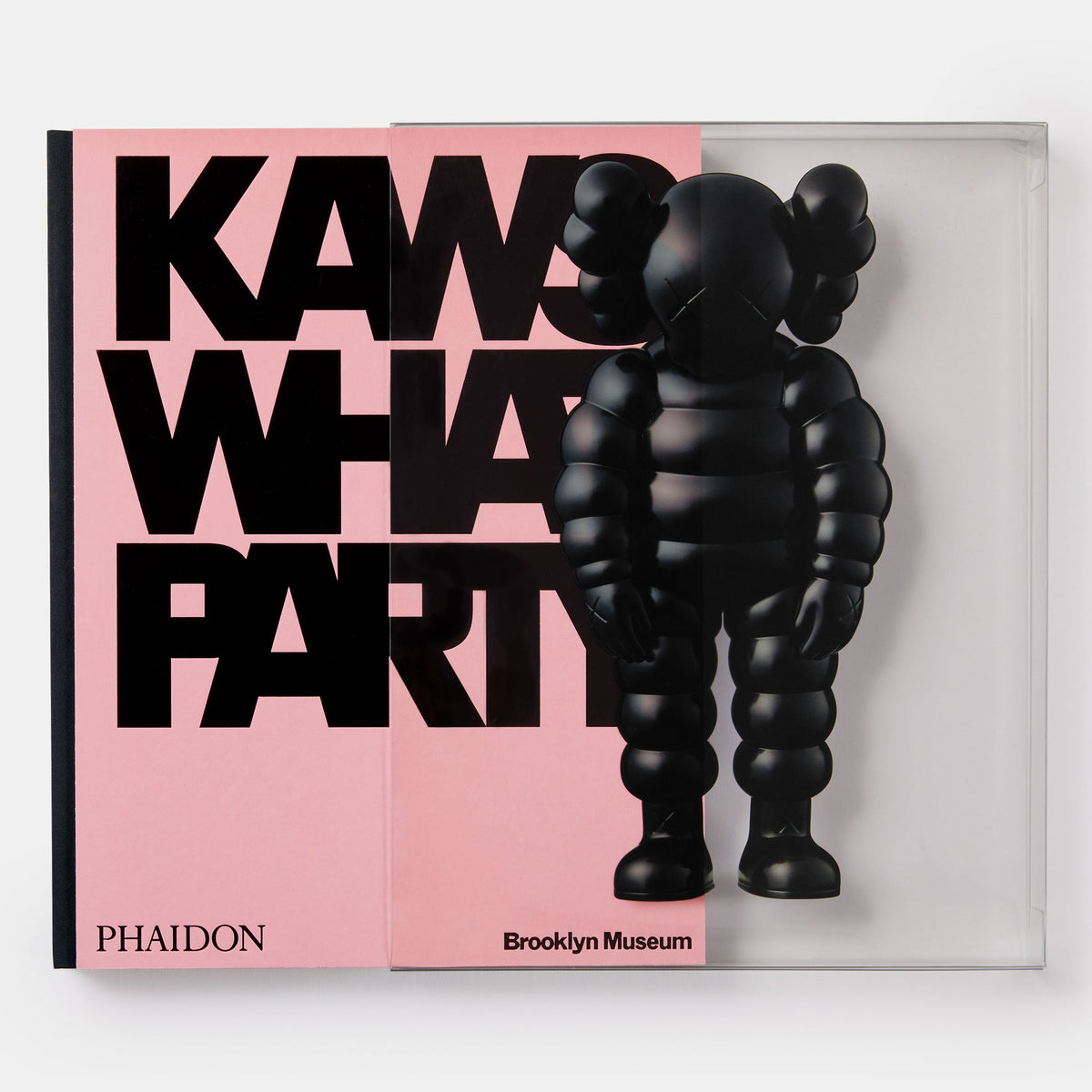 KAWS: WHAT PARTY (Black on Pink edition) | BUCH | PHAIDON Verlag