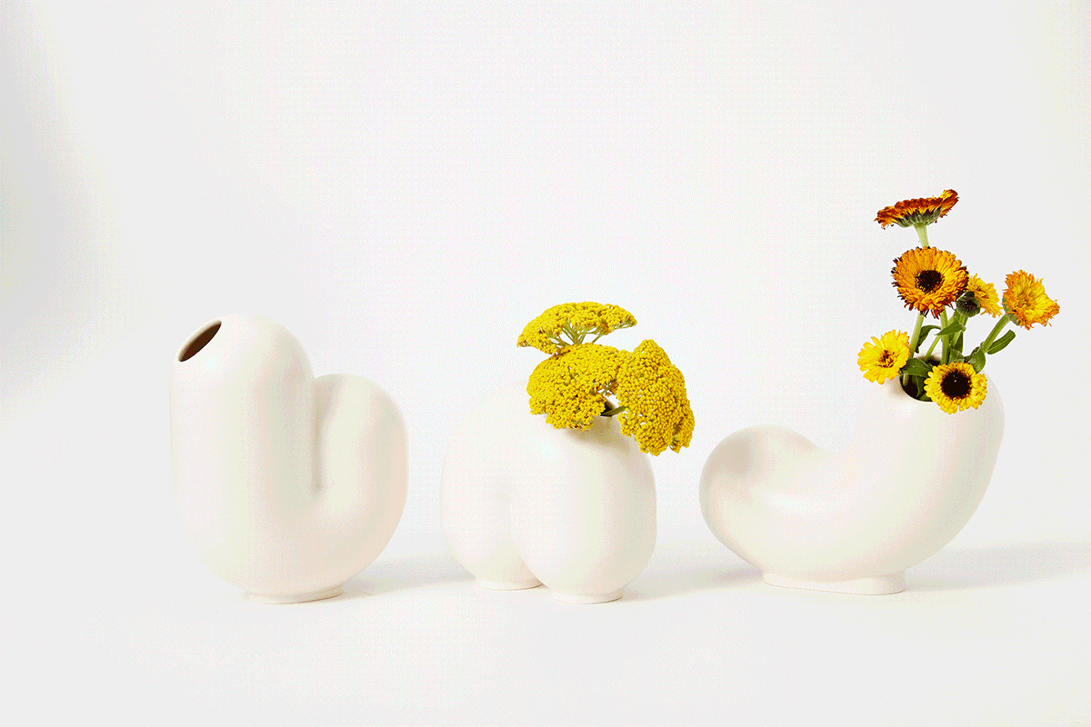 Charles & Marie Designgeschenke – kuratierte Designobjekte. Vasen Kirby von Areaware