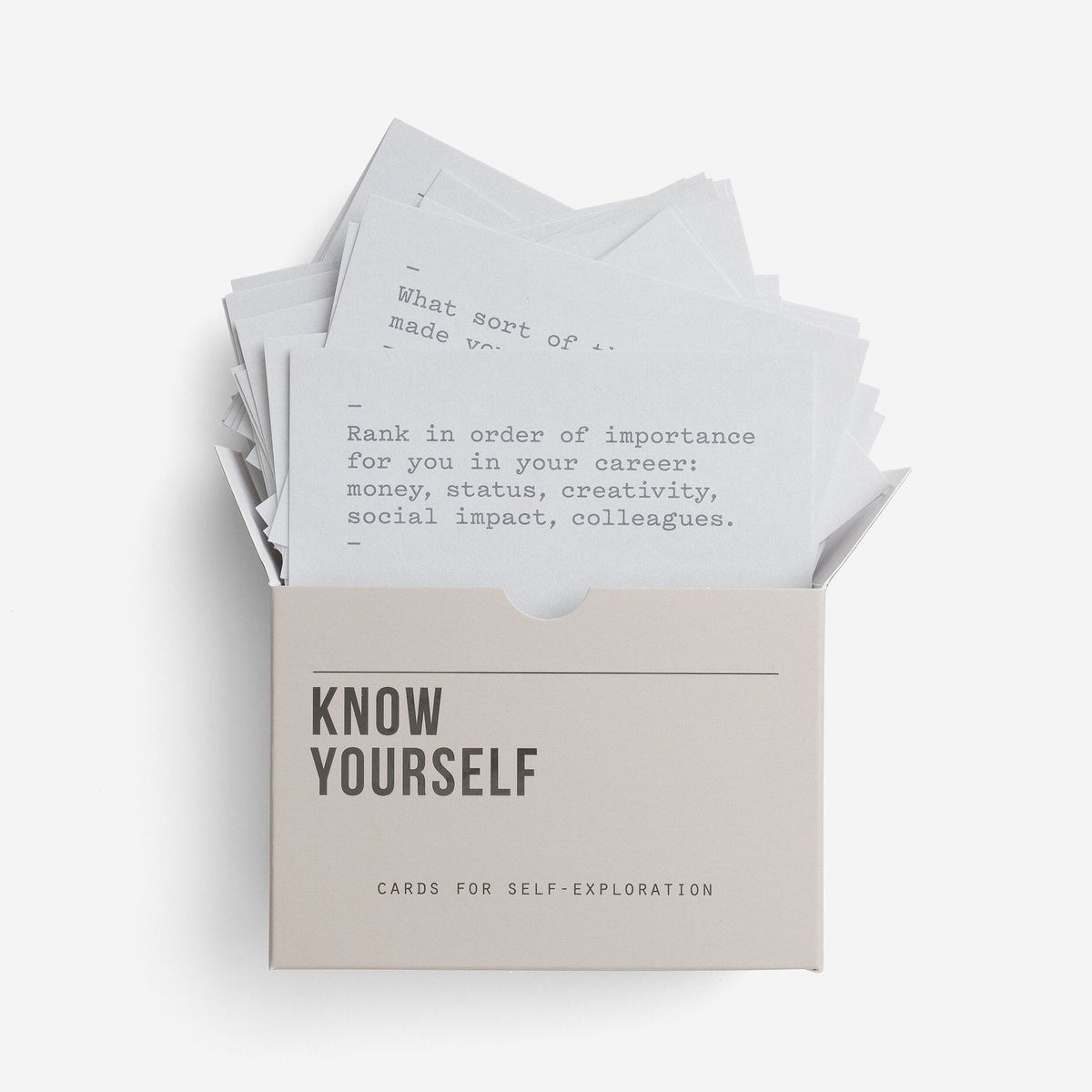 Kartenset "Know Yourself" – Englisch | The School of Life