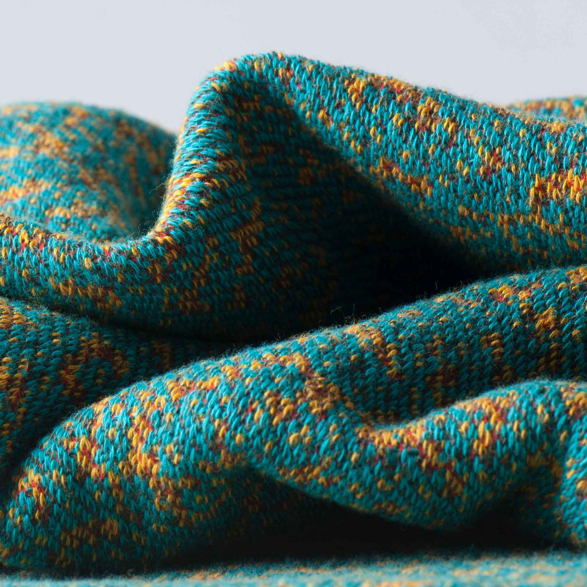 BITMAP LABYRINTH Golden Ochre | THROW | 180x140 cm | 90% Cotton | Cristian Zuzunaga