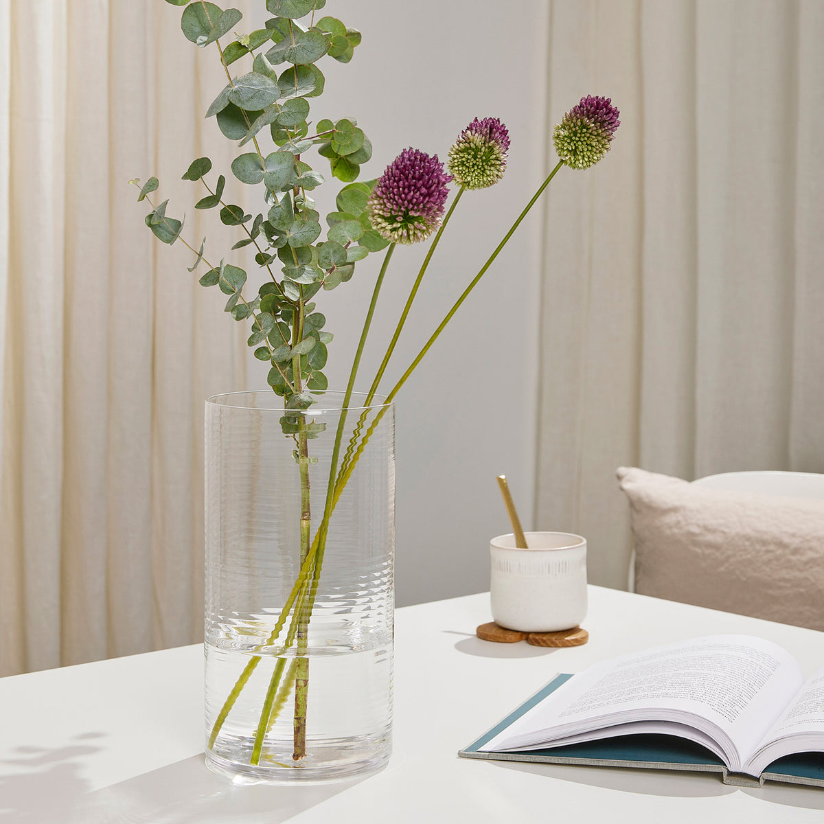 Glasvase Laine Zylindrisch – 25 cm | Spring Copenhagen