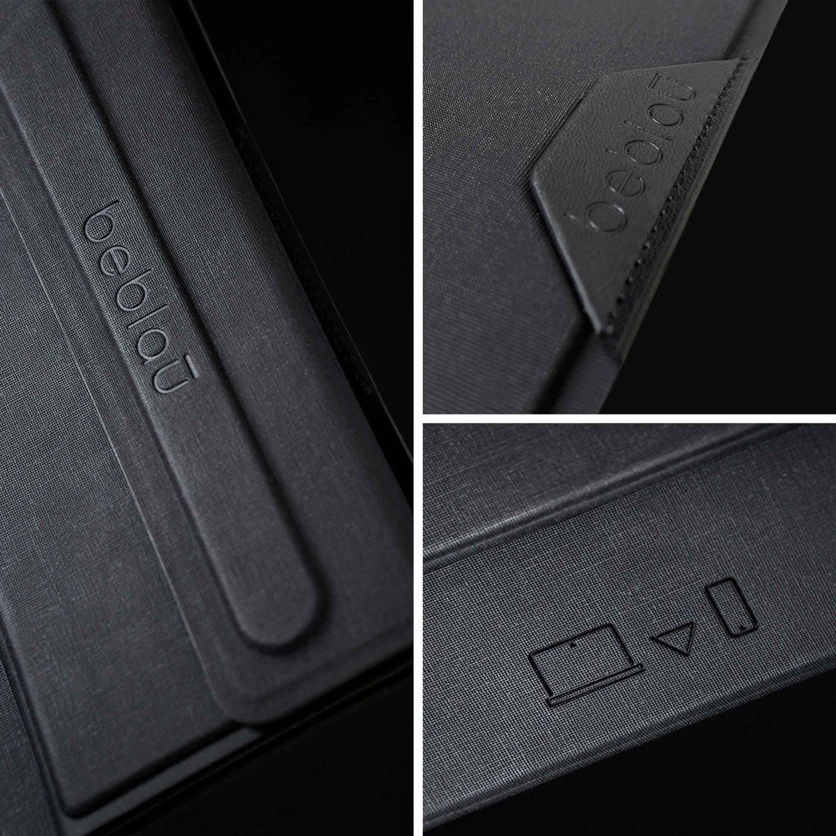 UNIVERSAL STAND - Universal-STÄNDER für Laptop, Tablett, Smartphone - 11x15,5 cm | beblau