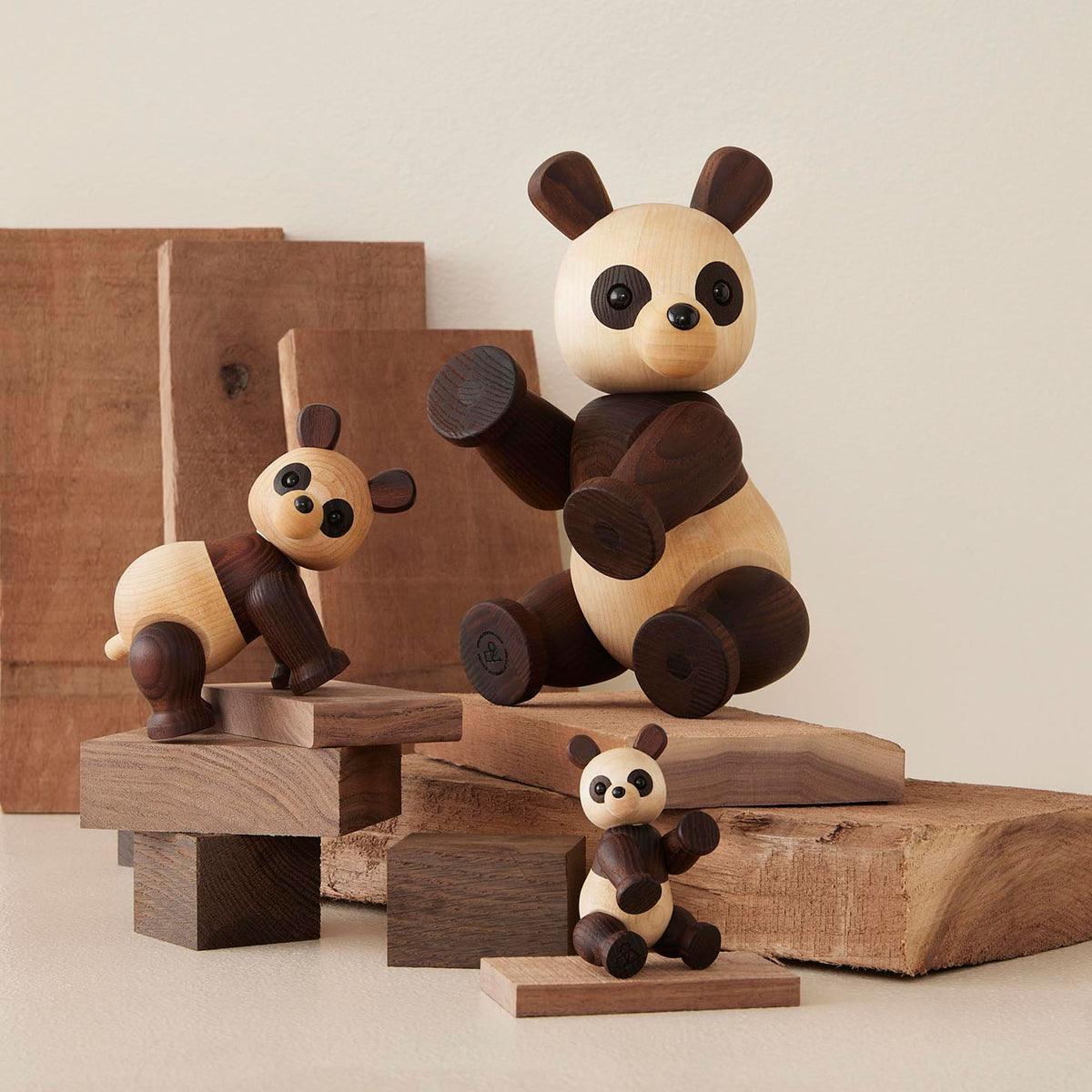 Holz-Pandabär Pixi Klein – Ahorn · 8 cm | Spring Copenhagen