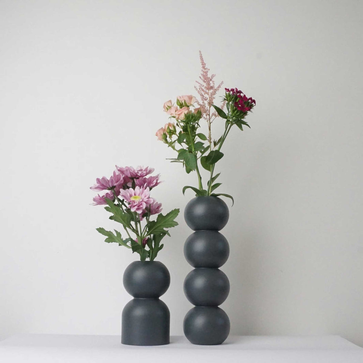 BAS - vase en bois 14 cm de haut | Lys citronné