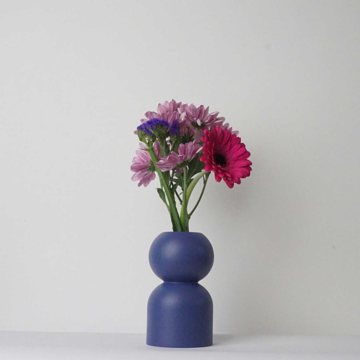 BAS - vase en bois 14 cm de haut | Lys citronné