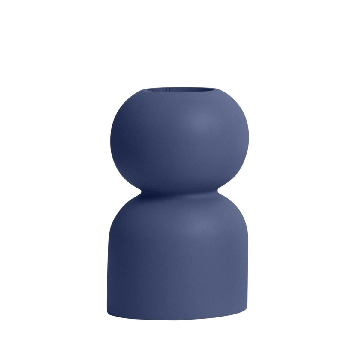 BAS - vase en bois 14 cm de haut | Lys citronné