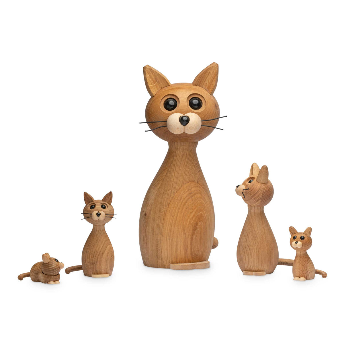 Holzkatze Brave – Eiche · 24 cm | Spring Copenhagen
