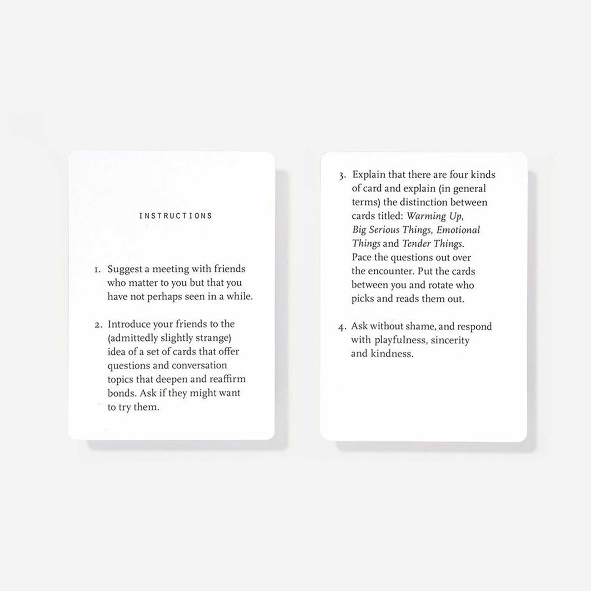 MEETING FRIENDS | JEU DE CARTES | Édition anglaise | The School of Life