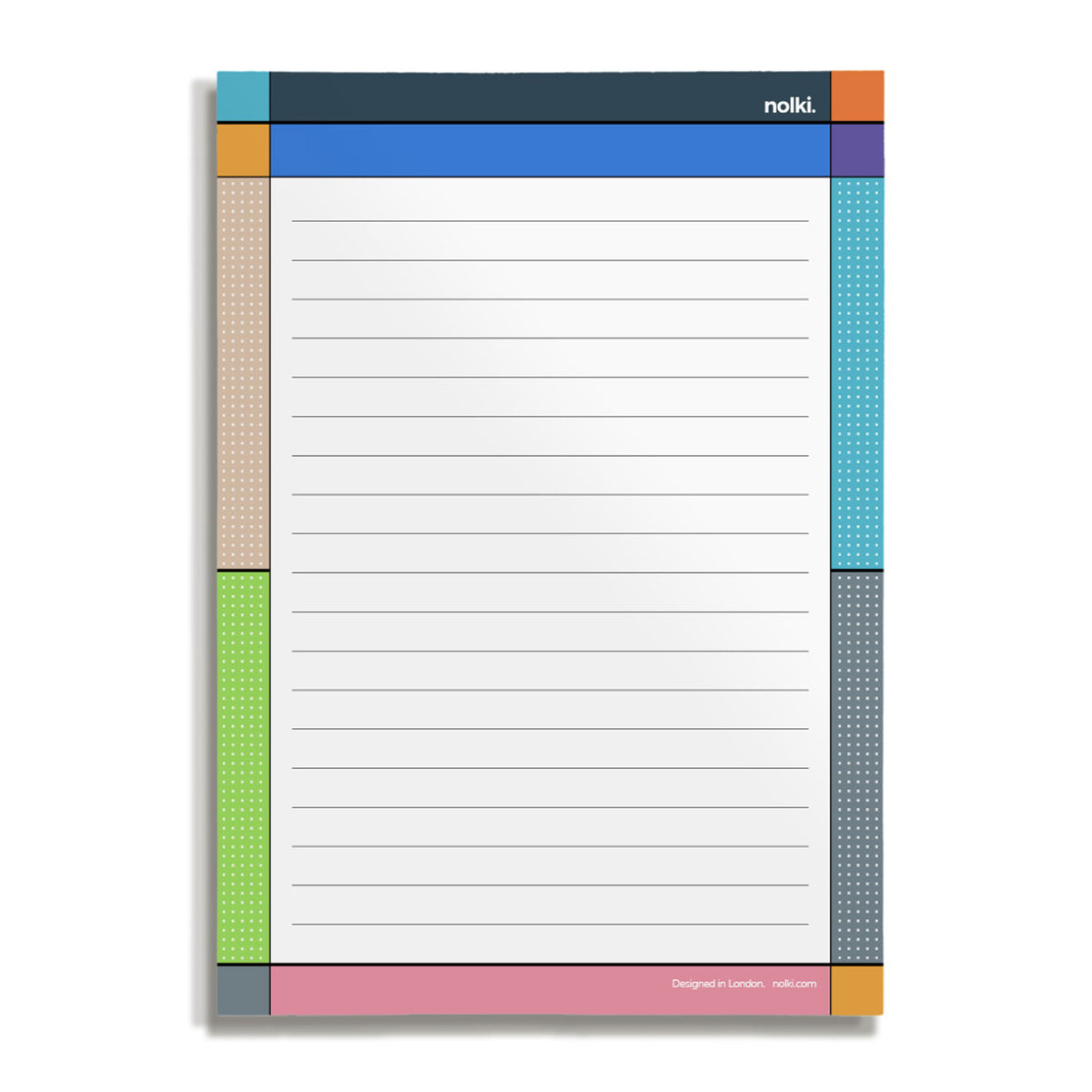 Simple Lined NOTEPAD Midtown | A5 NOTIZBLOCK | 100 Seiten | nolki