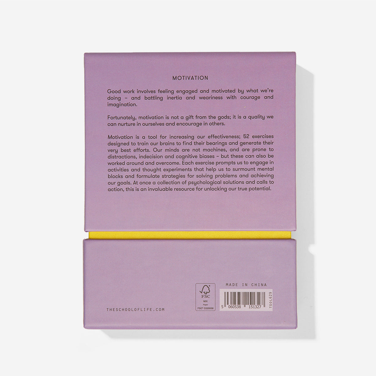 Kartenset "Motivation Card Set" – Englisch | The School of Life