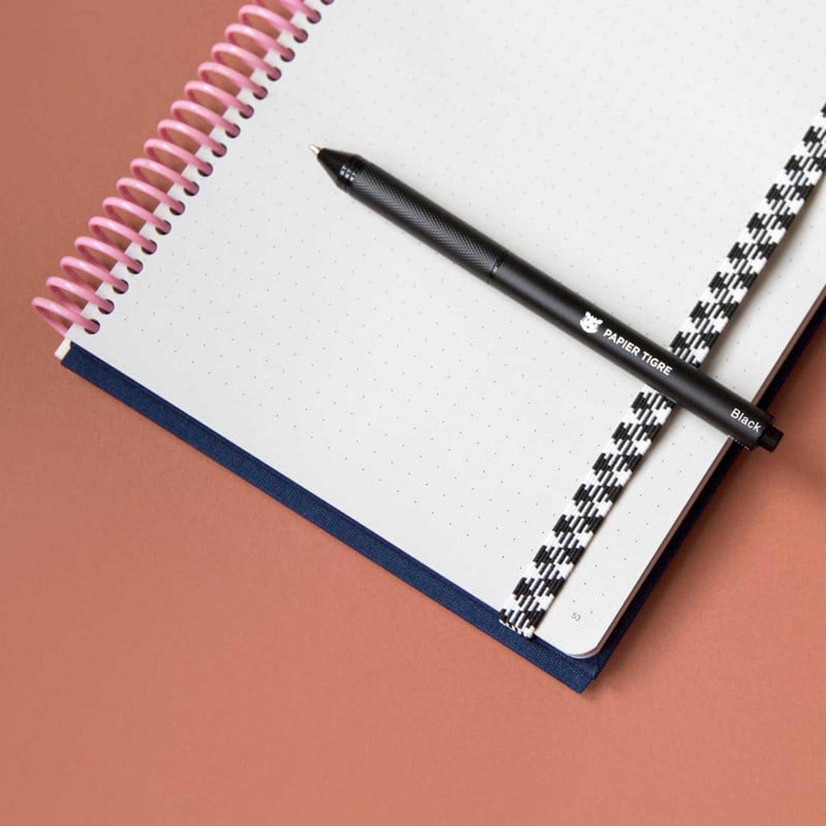 Multifunktionsstift – Metall · Schwarz · 15 cm | Papier Tigre