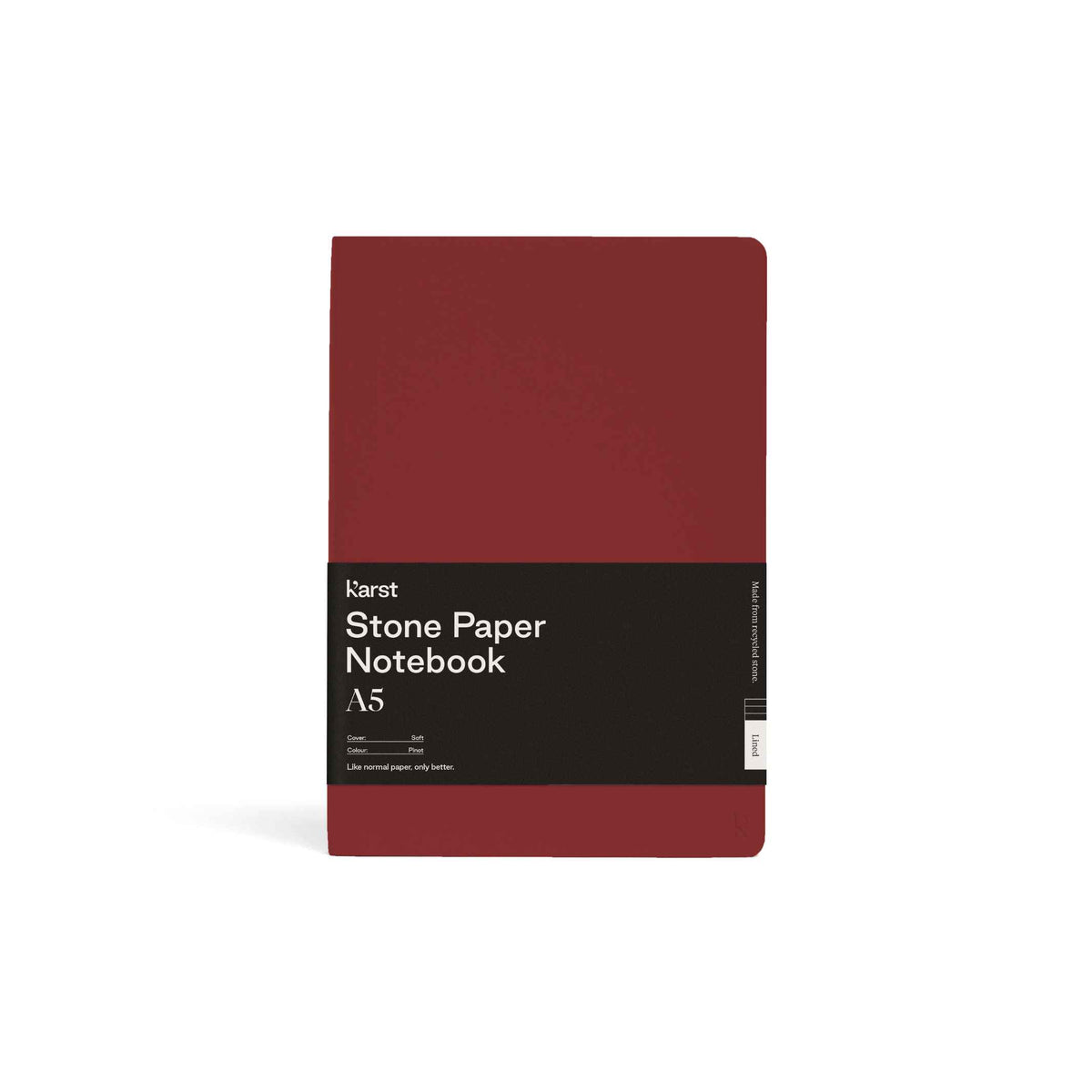 Softcover NOTEBOOK A5 - Pinot-rotes NOTIZBUCH | KarstGoods