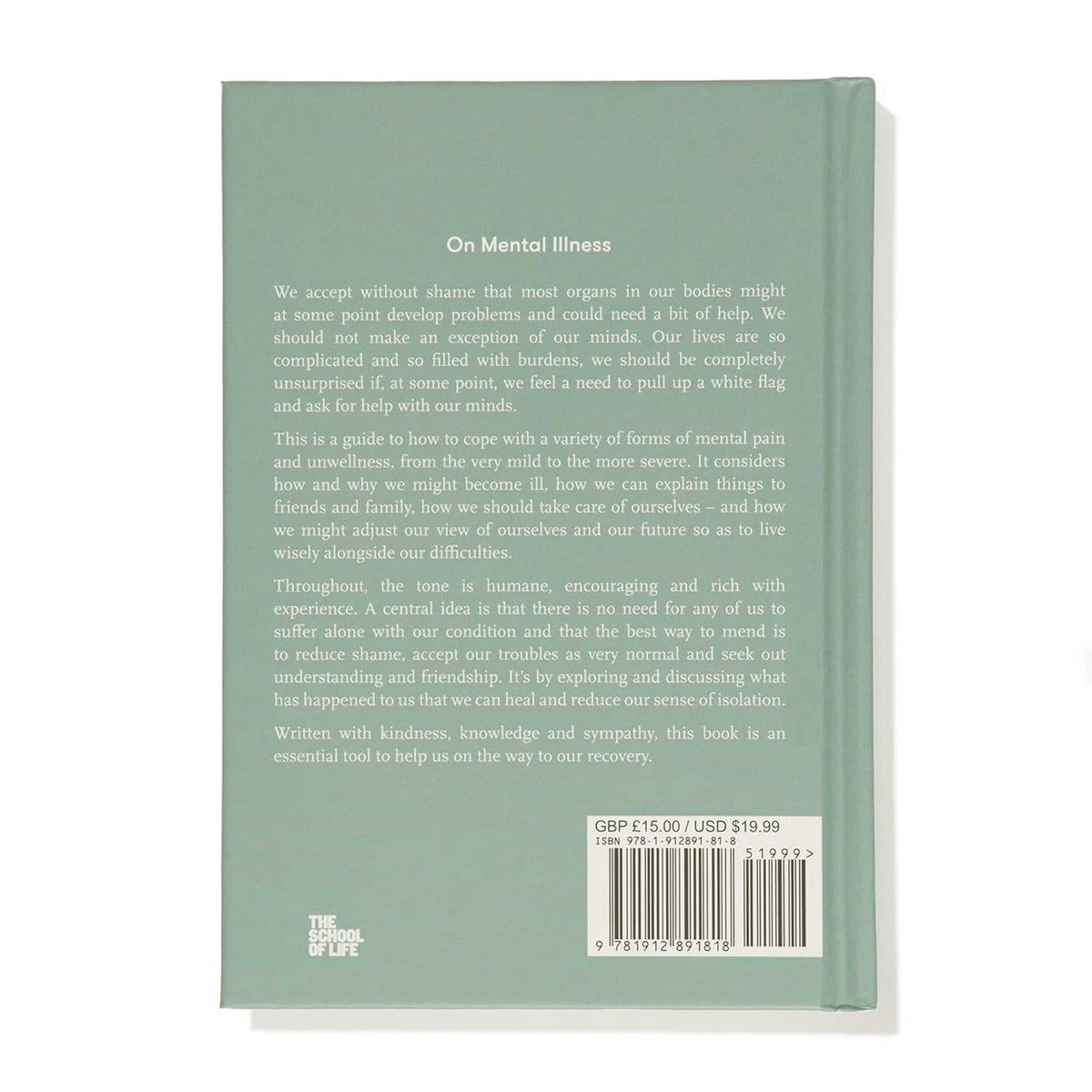 SUR LA MALADIE MENTALE | LIVRE | Édition anglaise | L'école de la vie