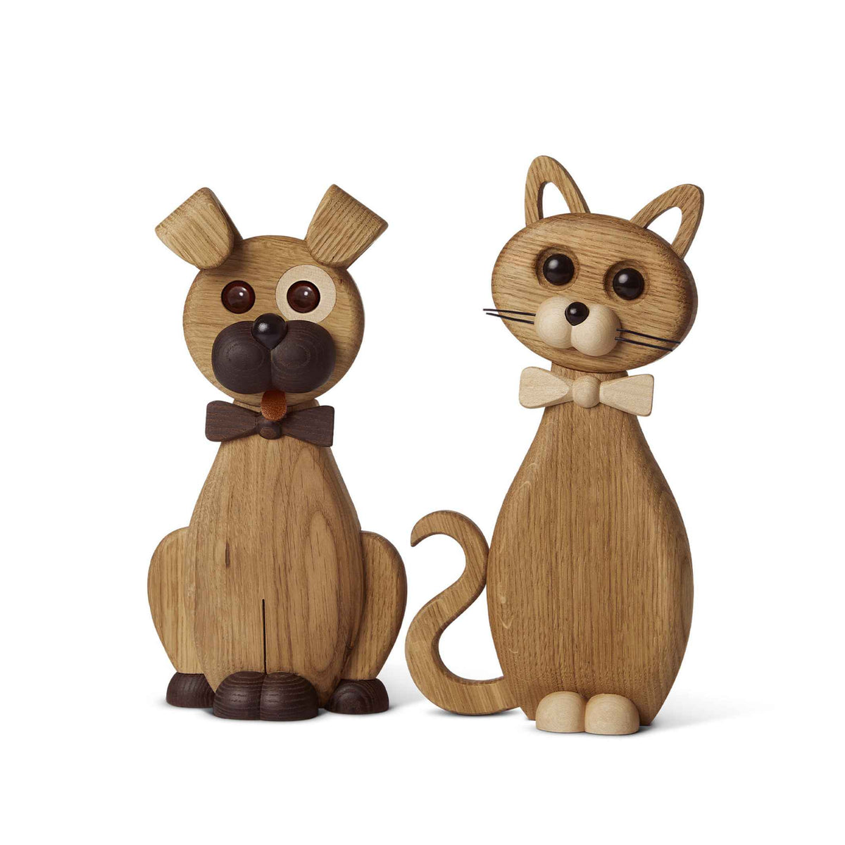 Holzkatze-Aufhänger Lucky – Eiche · 24 cm | Spring Copenhagen