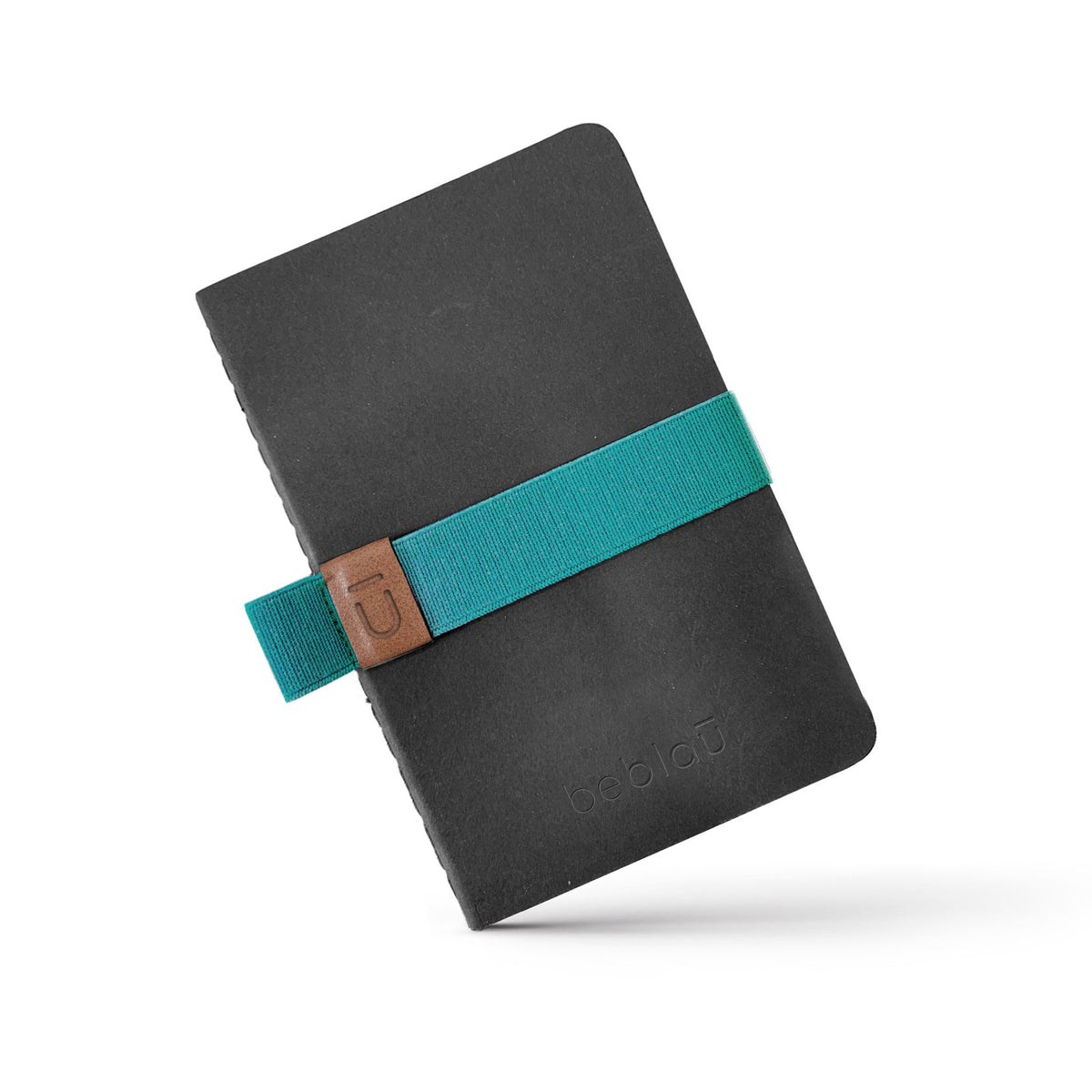 POCKET NOTEBOOK | 3 kleine NOTIZBÜCHER mit Stiftehalter-Band | beblau