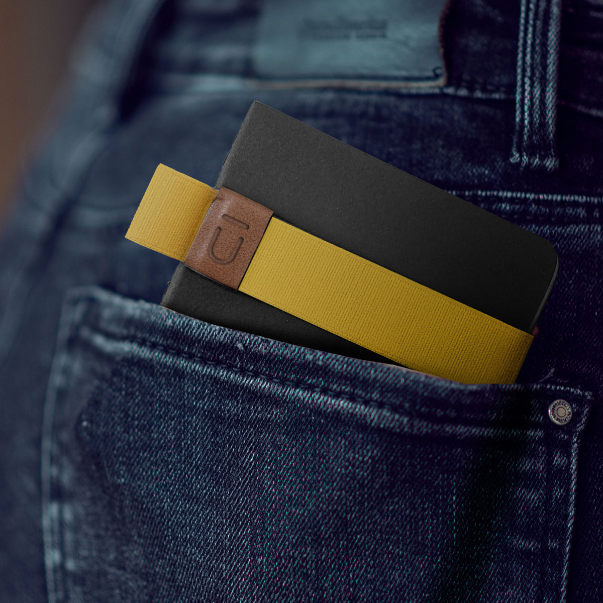 POCKET NOTEBOOK | 3 kleine NOTIZBÜCHER mit Stiftehalter-Band | beblau