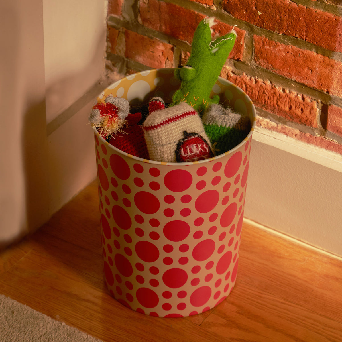 PATTERN BIN RING | PAPIERKORB mit Kreisen | Dusen Dusen | Areaware
