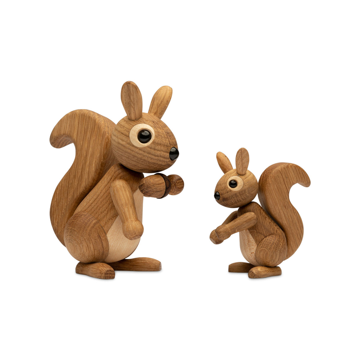Wooden Baby Squirrel Peanut – Oak · 8 cm | Spring Copenhagen